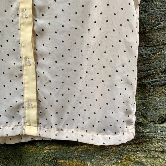 American Apparel | Chiffon Button Up Blouse - Picture 4 of 7